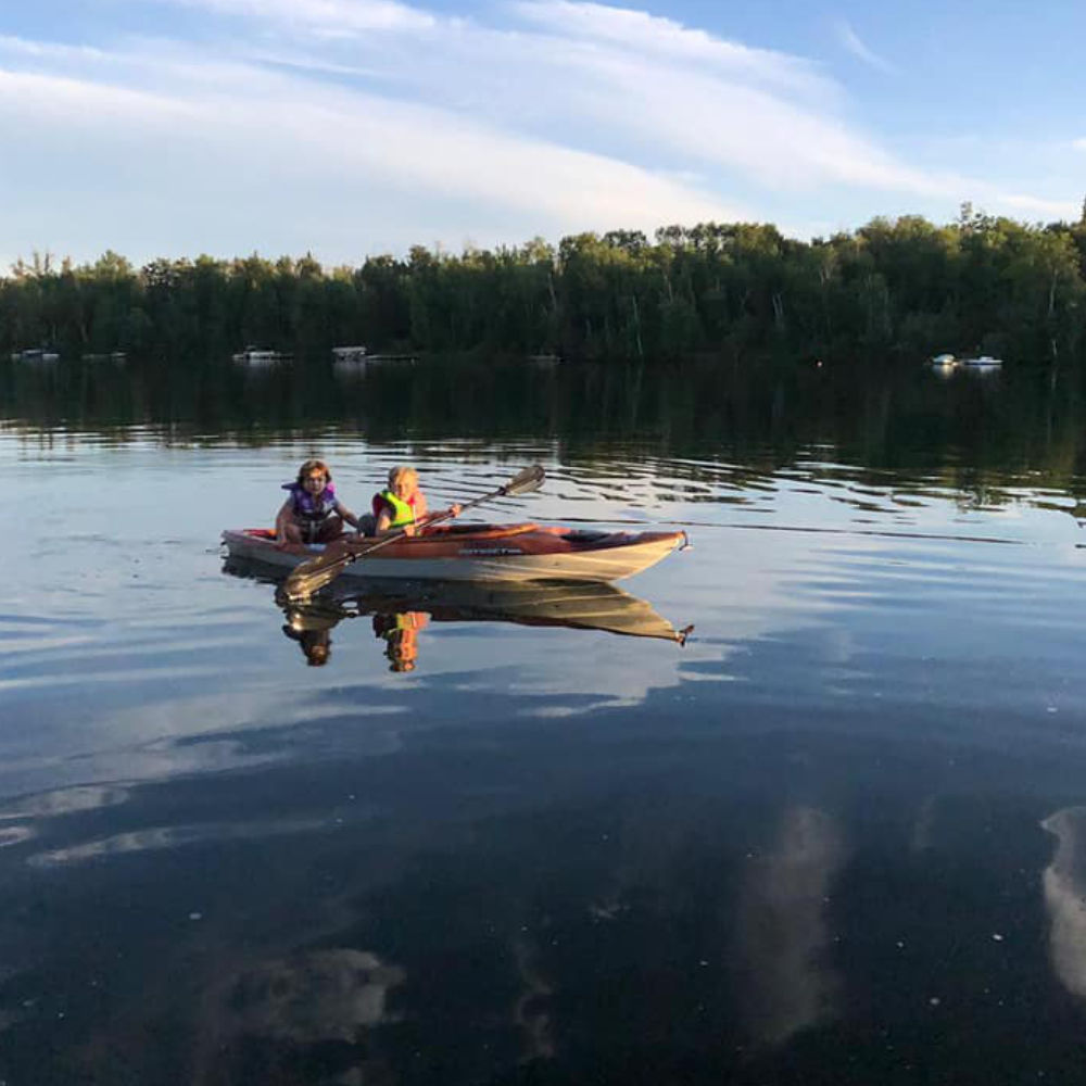 kids kayaking